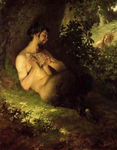Pal Merse Szinyei Faun and Nymph